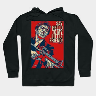 Tony montana graphic design Hoodie